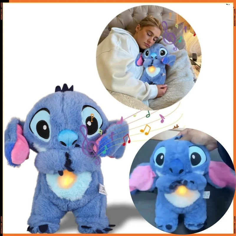 Peluche Stitch respirante + berceuse